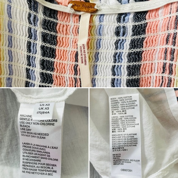 Free People Lilah Strapless Midi Slip Dress Size XSmall - Picture 9 of 9